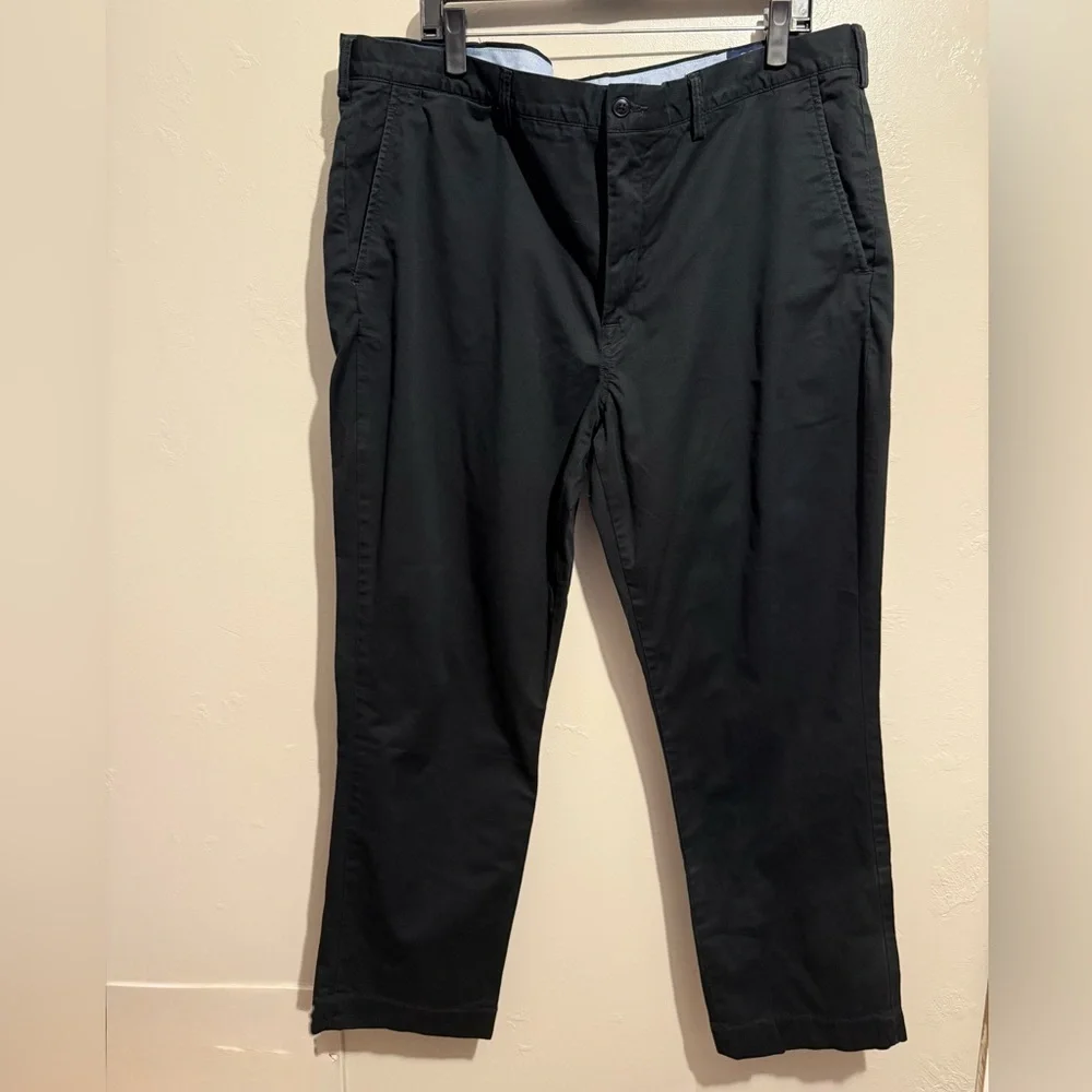 Polo Ralph Lauren Men's Black The Polo Chinos Classic Cotton Twill Size 40x30